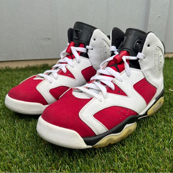 Nike Air Jordan 6 Carmine Countdown Pack Size 7Y 322720-161 - Picture 6 of 11